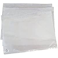 Los mejores  - Paquete de 100 Bolsas adhesivas portadocumentos Sobres de lista de empaquetado transparente (225x122mm)